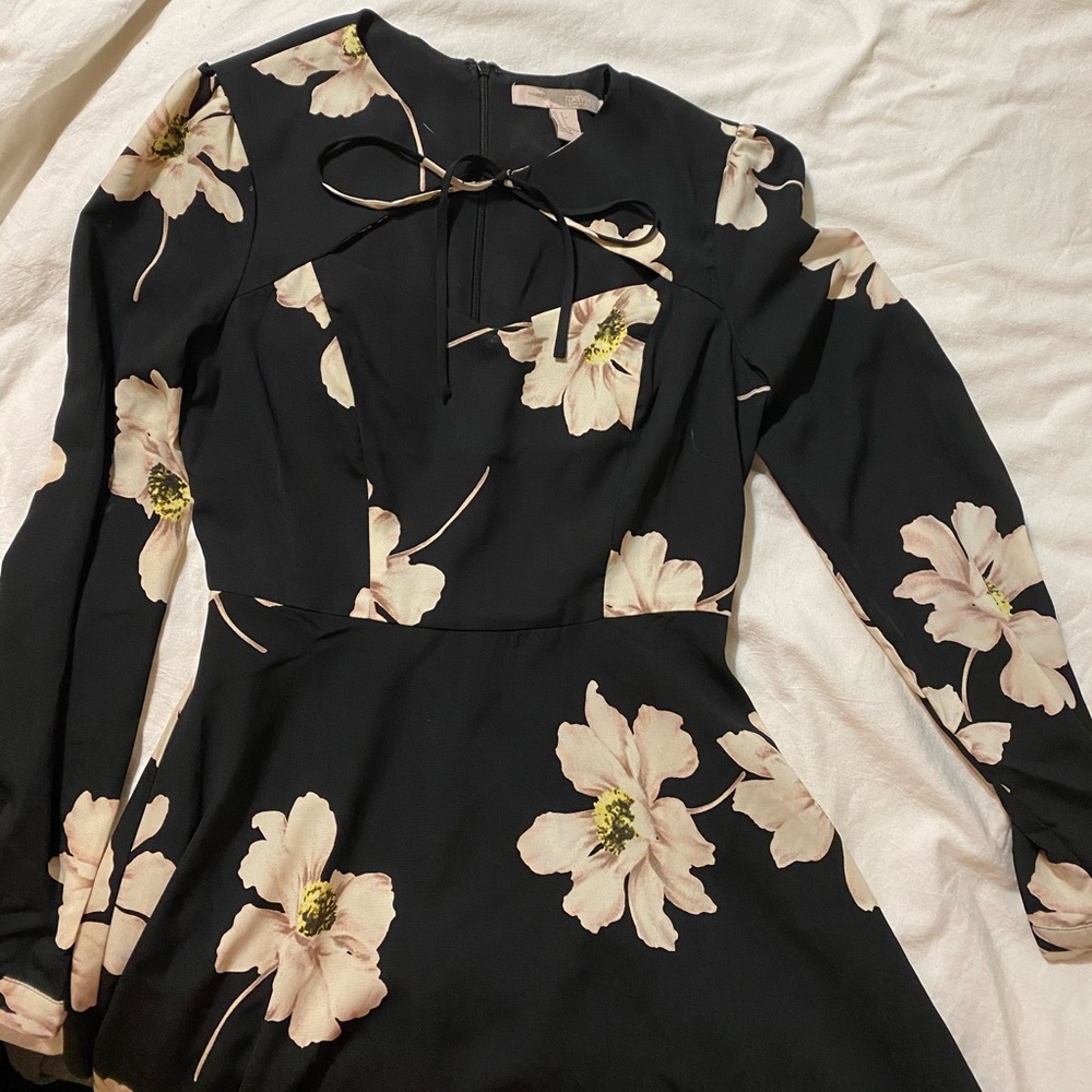 Small black floral dress